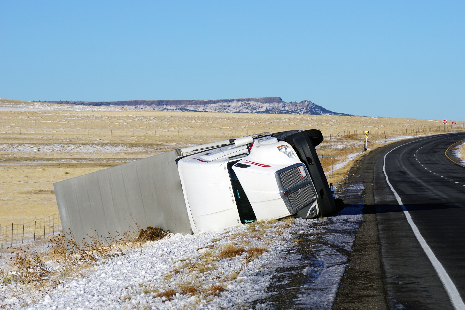 semi accident